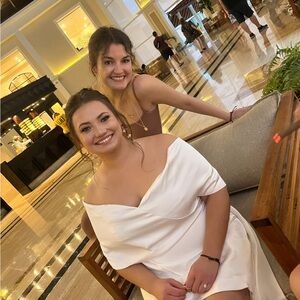 Stylish Off-Shoulder White Dress